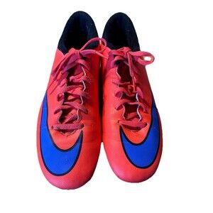 Nike  Mercurial Men  8.5 Soccer Shoes Crimson-Violet-Black 2014